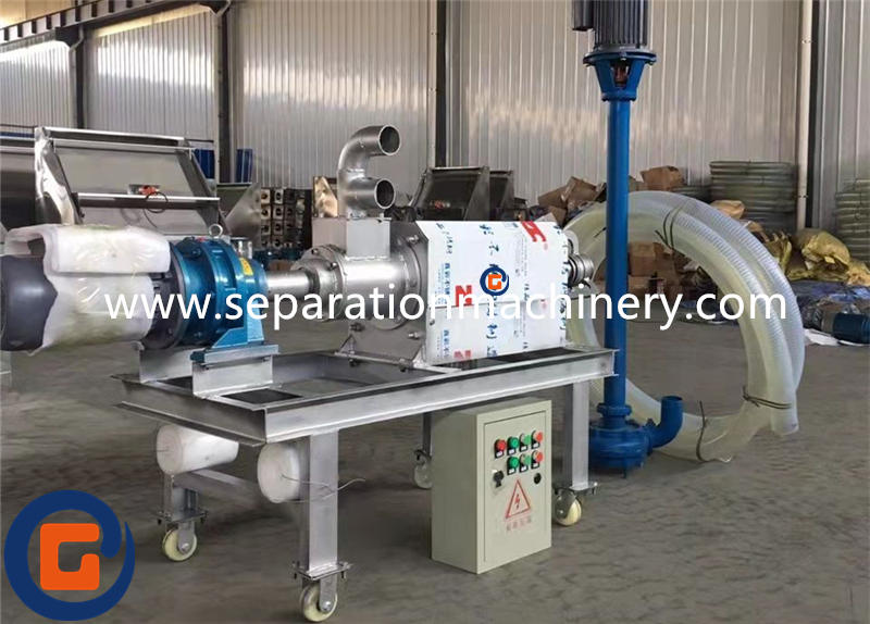 Farming Animal Dung Solid Liquid Separator Automatic Poultry Manure Dewatering Machine