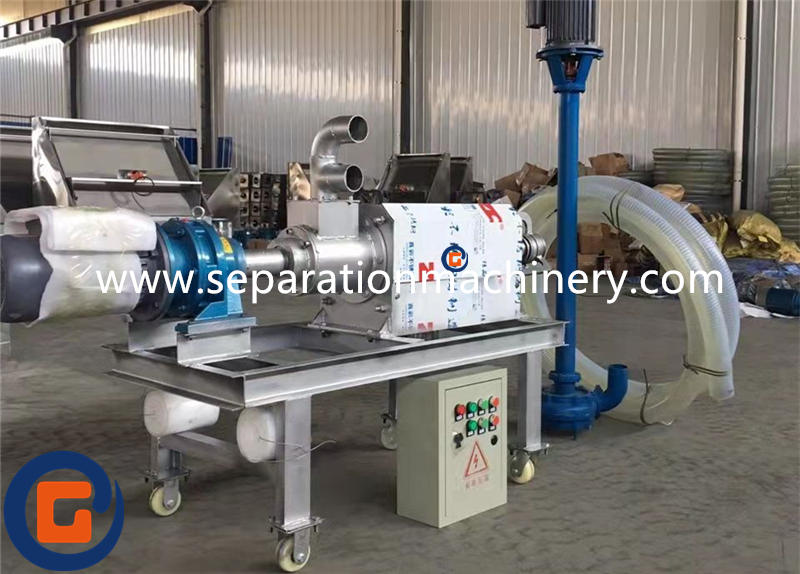 Large Capacity Pig Dung Animal Manure Dewatering Machine Solid Liquid Separator