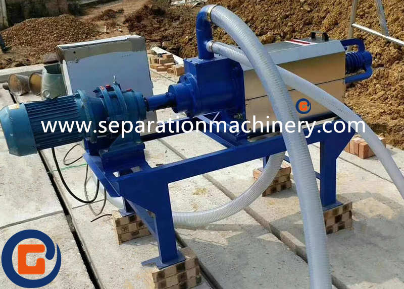 Dairy Farm Poultry Manure Cow Dung Dewatering Machine Solid Liquid Separator