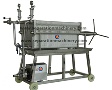 PP Plate Frame Filter Press For Beer Wine Industry