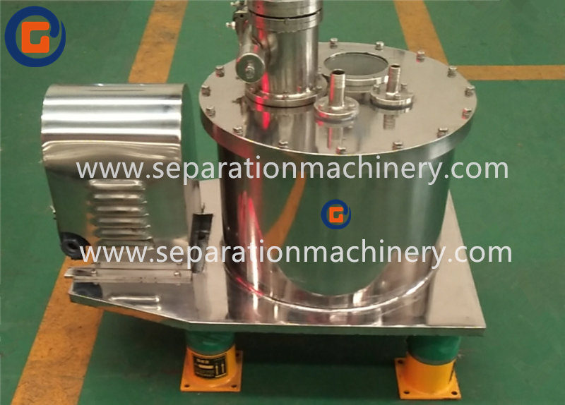 Small Scale High Speed Automatic Scraper Bottom Discharge Filter Centrifuge PGZ450